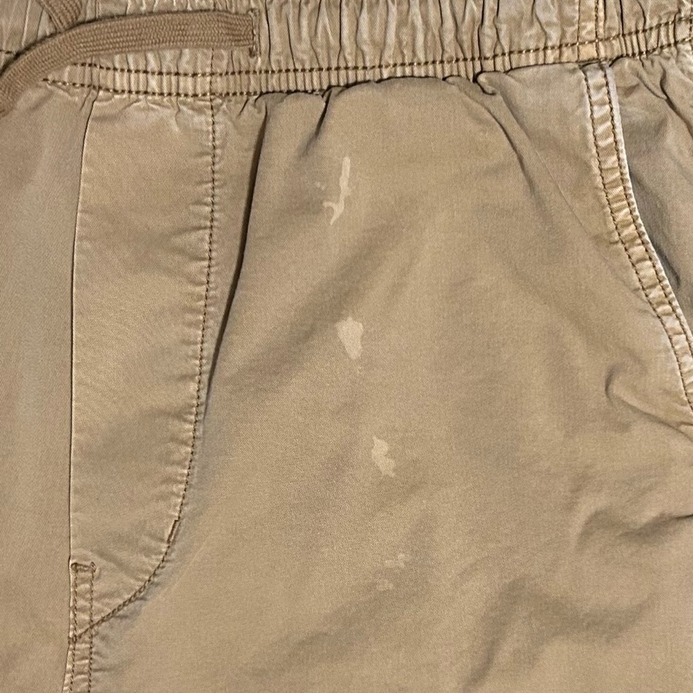 American Eagle Outfitters Men’s Flex Jogger Pants Small Tan Utility Workwear - Picture 5 of 6
